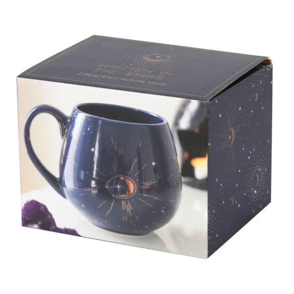 Muki, Crescent Moon Mug -tummansininen kuunsirppi muki