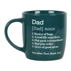 Muki, Dad Definition -sininen muki isälle