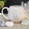 Muki, Fueled By Crystals and Coffee Mug -vaaleanpunainen muki