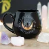 Muki, Let Me Consult My Crystals Mug -musta muki