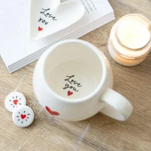 Muki, Love Heart Mug -sydänmuki piilotetulla viestillä