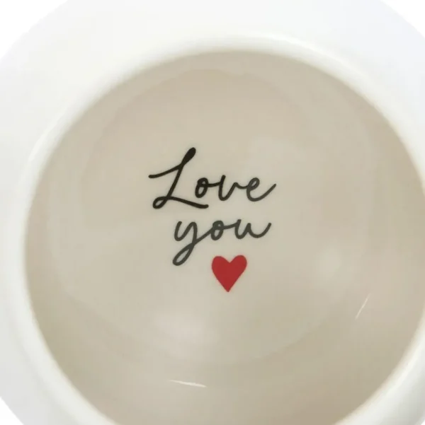 Muki, Love Heart Mug -sydänmuki piilotetulla viestillä