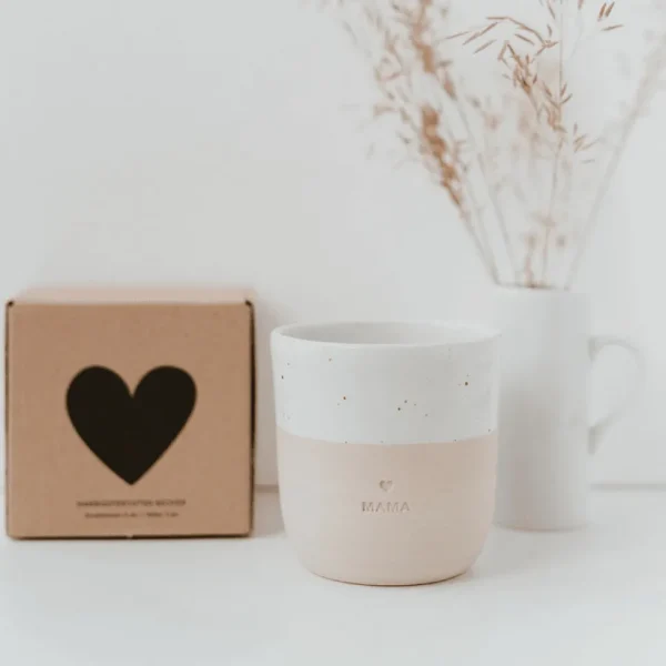 Muki, Mama Mug -käsintehty korvaton tekstimuki