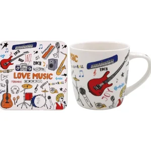 Muki, Music Mug & Coaster -musiikkiaiheinen muki & lasinalunen