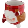Muki, Santa Upside Down Mug -joulupukki joulumuki