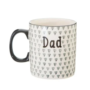 Muki, Sass & Belle | Dad Geometric Monochrome Mug