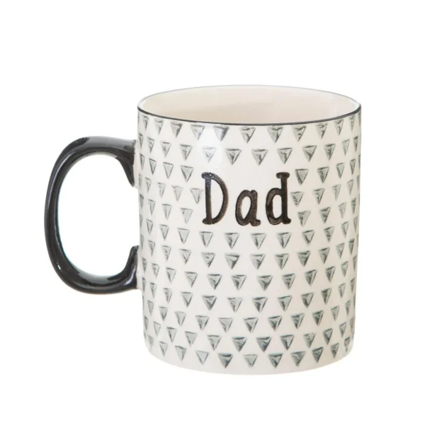 Muki, Sass & Belle | Dad Geometric Monochrome Mug
