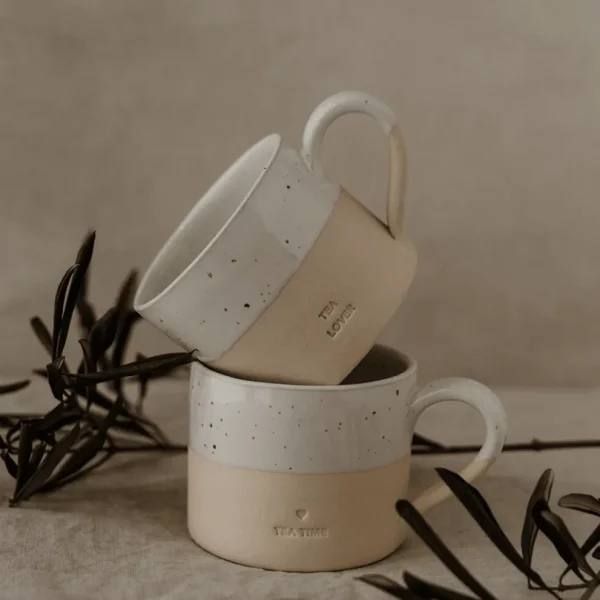 Muki, Tea Lover Mug -käsintehty tekstimuki