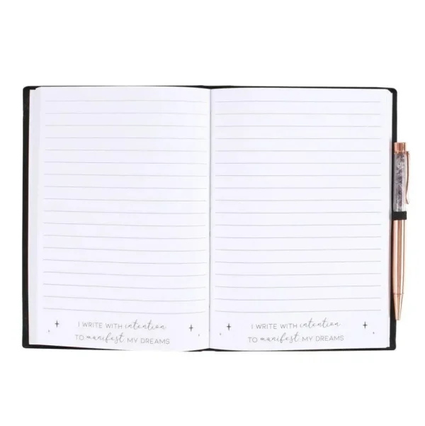 My Manisfestation Journal -manifestointipäiväkirja ja ametistikynä