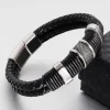 Nahkarannekoru, Classic Black Leather Bracelet