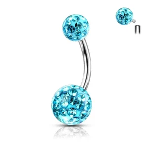 Napakoru, Crystal Paved Balls in Turqoise