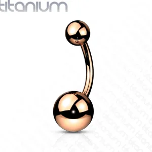 Napakoru, Implant Grade Titanium Belly Ring in Rosegold