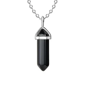 NATURE COLLECTION | Obsidian Necklace -obsidiaani luonnonkivikoru