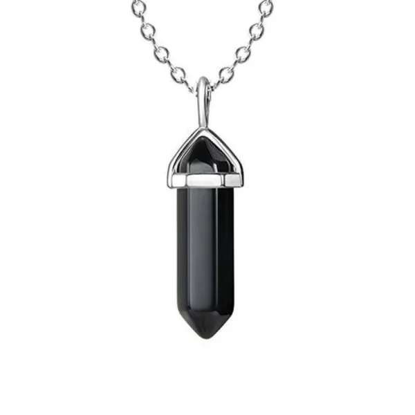 NATURE COLLECTION | Obsidian Necklace -obsidiaani luonnonkivikoru