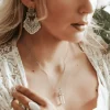 NATURE COLLECTION | Rock Crystal Pendant -vuorikide luonnonkivikaulakoru