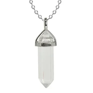 NATURE COLLECTION | Rock Crystal Pendant -vuorikide luonnonkivikaulakoru