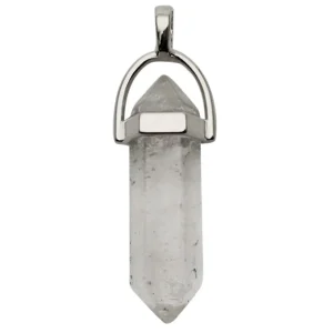 NATURE COLLECTION | Rock Crystal Pendant -vuorikide luonnonkivikaulakoru