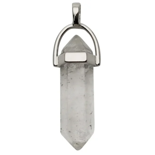 NATURE COLLECTION | Rock Crystal Pendant -vuorikide luonnonkivikaulakoru