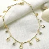 Nilkkakoru | HOLIDAY COLLECTION/Gold Anklet with Shiny Decoration