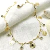 Nilkkakoru | HOLIDAY COLLECTION/Dangly Gold Anklet with Lace Decoration