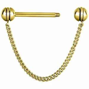 Nännikoru, Steel Zirconline® Rotating Chain Nipple Barbell