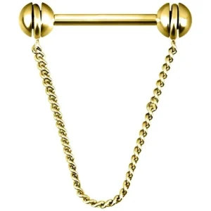 Nännikoru, Steel Zirconline® Rotating Chain Nipple Barbell