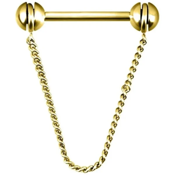 Nännikoru, Steel Zirconline® Rotating Chain Nipple Barbell