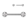 Nännikoru, Titanium Nipple Barbell -kirkas titaaninen nännitappi