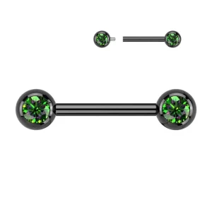 Nännikoru, Titanium Nipple Barbell -titaaninen nännitappi (musta)