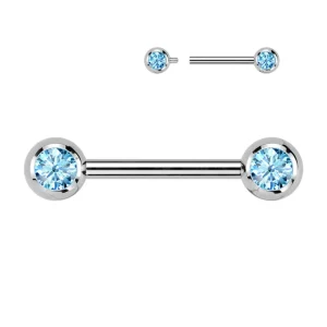 Nännikoru, Titanium Nipple Barbell -turkoosi titaaninen nännitappi