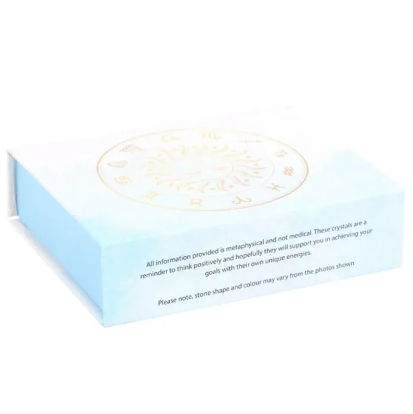 Pisces Crystal Tumblestone Set -kalojen luonnonkivi lahjapakkaus