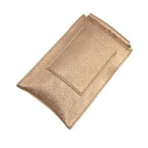 Pochette pour Smartphone -nahkainen puhelinlaukku (ruusukulta)