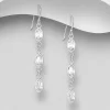 PREMIUM COLLECTION | Amelia -kirkkaat roikkuvat hopeakorvakorut