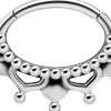 PREMIUM COLLECTION | Itämainen hopea septum & daith clicker