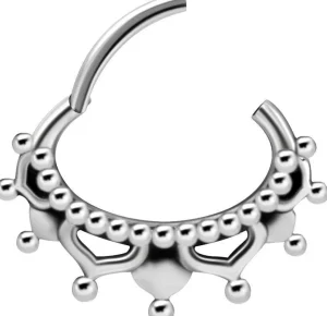 PREMIUM COLLECTION | Itämainen hopea septum & daith clicker