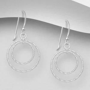 PREMIUM COLLECTION | Adina -sirot kivettömät hopeakorvakorut