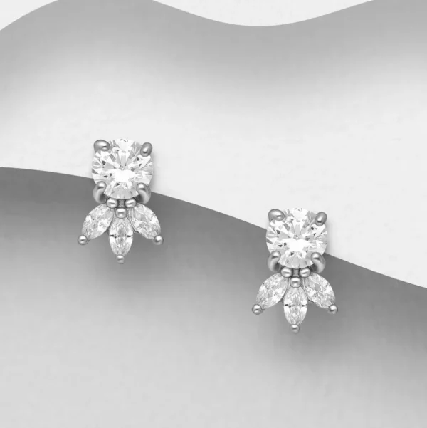 PREMIUM COLLECTION | Angelica -kirkkaat koristeelliset hopeanapit