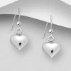 PREMIUM COLLECTION | Forever Yours -sydämenmuotoiset hopeakorvakorut