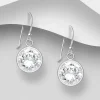 PREMIUM COLLECTION | Gunilla -kirkaskiviset hopeakorvakorut