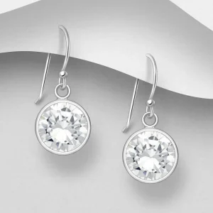 PREMIUM COLLECTION | Gunilla -kirkaskiviset hopeakorvakorut
