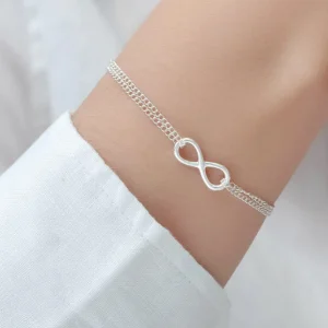 PREMIUM COLLECTION | Infinity -hopearannekoru äärettömyys symbolilla