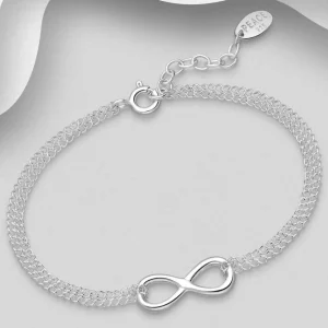 PREMIUM COLLECTION | Infinity -hopearannekoru äärettömyys symbolilla
