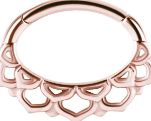 PREMIUM COLLECTION | Pitsi ruusukulta septum & daith clicker