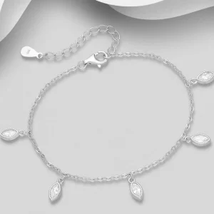 PREMIUM COLLECTION | Sigrid -kirkas hopearannekoru koristein