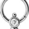 PREMIUM COLLECTION | Siro smiley koriste-clicker iensuojalla (hopea)