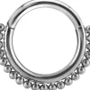 PREMIUM COLLECTION | Titaani clicker-lävistysrengas pallokoristeella