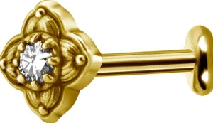 PREMIUM COLLECTION | Boheemi kullanvärinen siro labret
