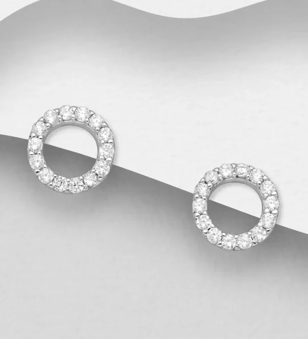 PREMIUM COLLECTION | Elise -hopeiset ympyränapit kirkkailla kivillä