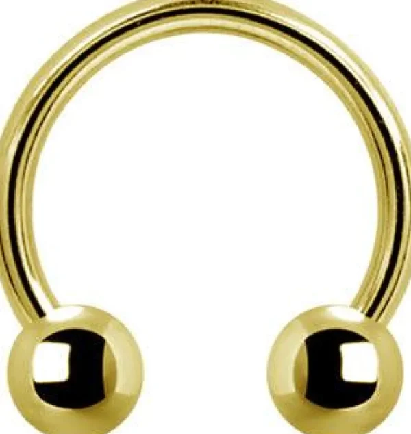 PREMIUM COLLECTION | Hevosenkenkä 3mm palloilla (kulta)