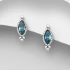 PREMIUM COLLECTION | Irene -hopeiset savunsiniset nappikorvakorut